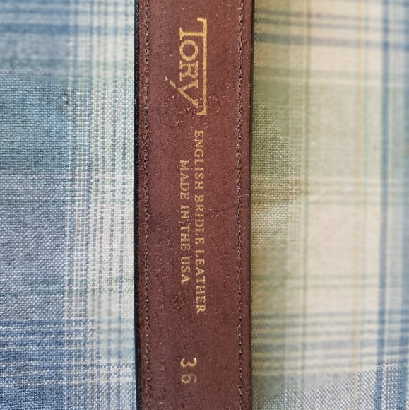 Troy mens leather belt - Picture 2 of 5